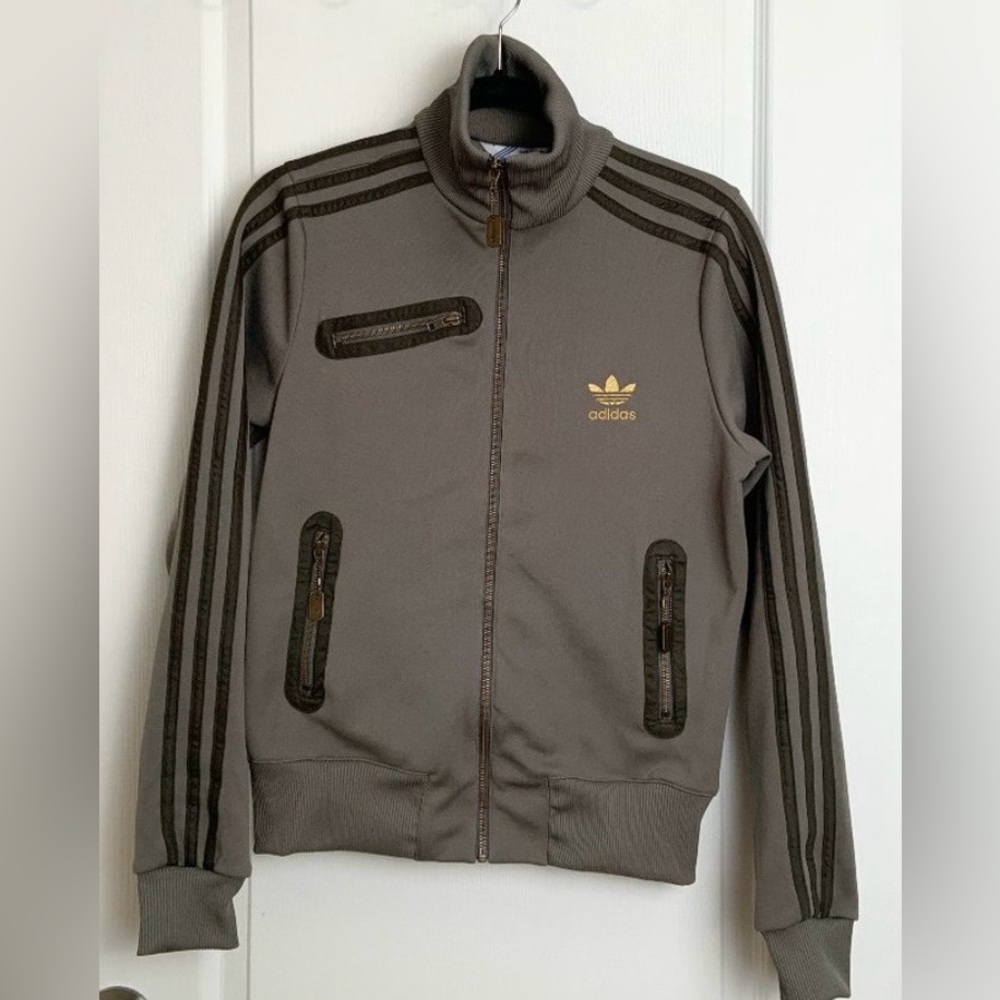 Adidas women khaki Track Jacket